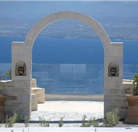 6 bedroom luxury villa with pool near Agia Pelagia, sleeps 12